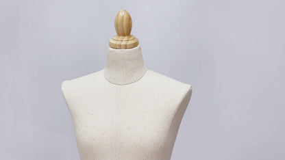 Manichino da sarto in scala ridotta per uomo, 1/3, 1/4, 1/2, adatto per la modellazione scolastica, manichino per sarti con pinze completamente rimovibili per il cucito su schiuma. 