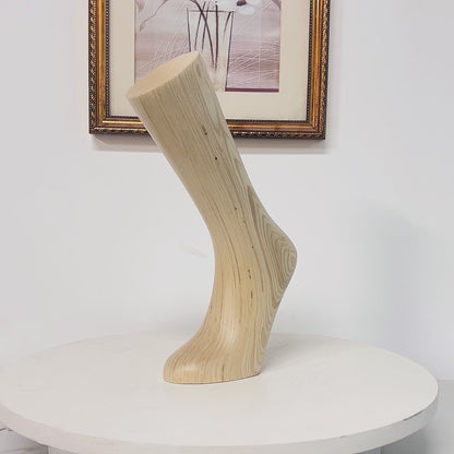 Vintage Wood Foot Mannequin, Solid Wood Mannequin foot model for stockings, Natural wood color with a little oil varnish same as photo,1pcs