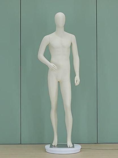 DE-LIANG Male Full Body Premium Mannequin for Clothing Display | Standing & Sitting Pose