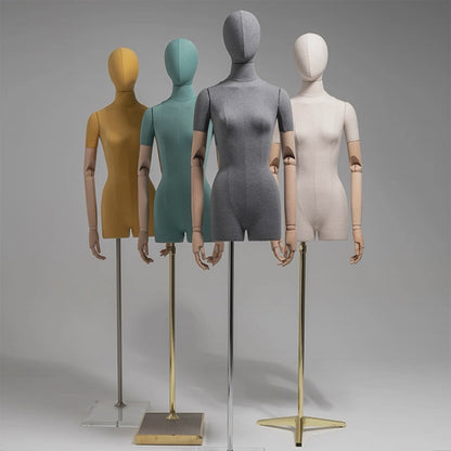 DE-LIANG Mannequin Half Body Female With Head