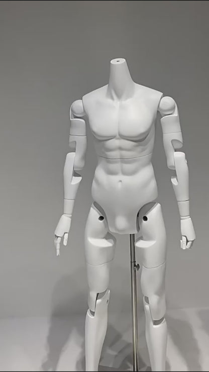 DE-LIANG Poseable Athletic Robot Mannequin for Running, Jumping & Activewear Displays