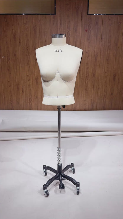 DE-LIANG Bra Form Dress Form | Lingerie Sewing Mannequin with Realistic Bust
