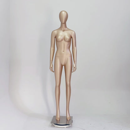 DE-LIANG Rose Gold Female Full Body Mannequin | Fiberglass Boutique Display Dummy