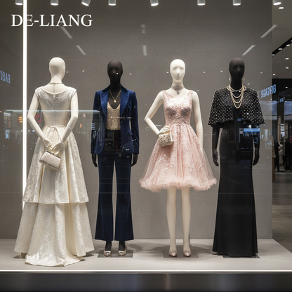 Full body female male mannequin for clothing display