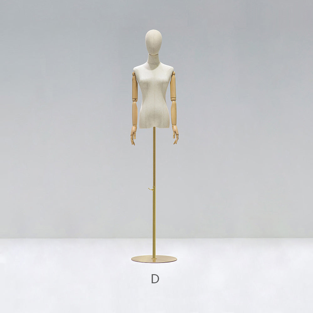 DE-LIANG Female Half Body Mannequin,Mannequin,Dress Form – De-Liang ...