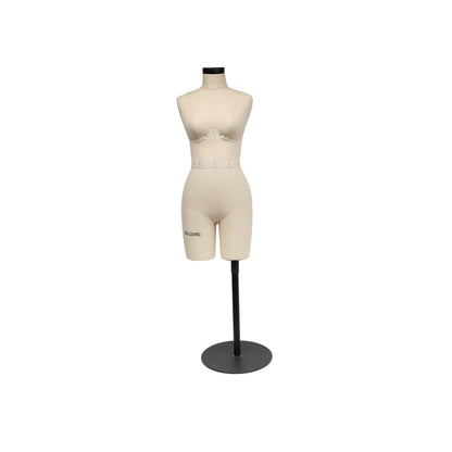 DE-LIANG Half Scale Dress Form 34B Size, Sewing Lingerie and Corsets Mannequin,Dressmaker Dummy, Half Size Miniature Underwear Bust Form for Tailor DE-LIANG