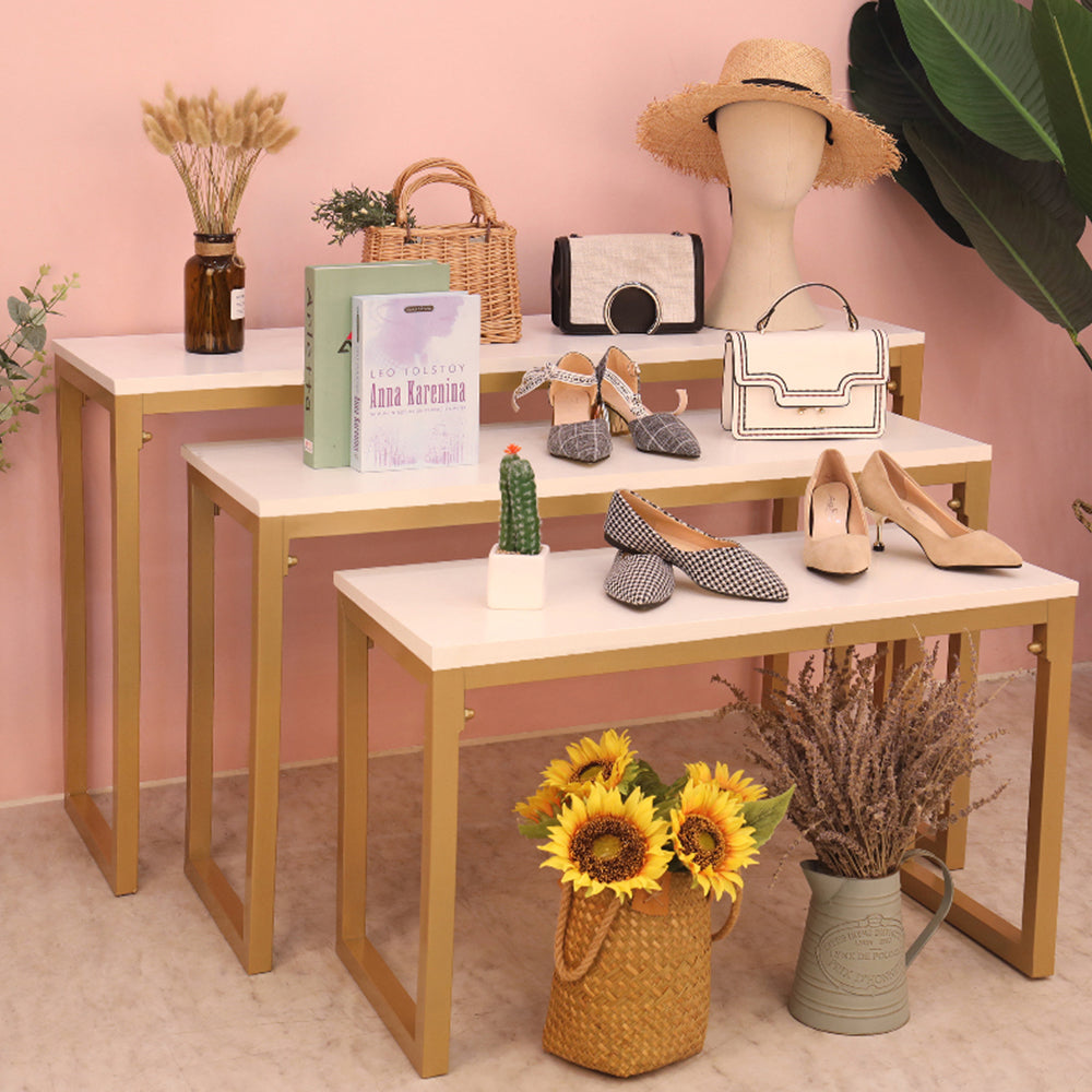 Fashion Golden Display Rack,Floor Style Clothing Store Decoration Prop ...