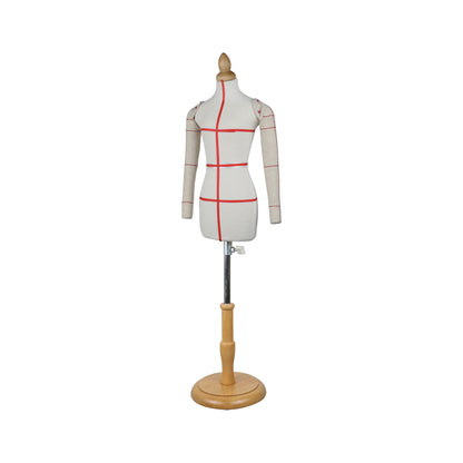 DE-LIANG Female Fully Pinnable Tailor Soft Arms, 1:3 Mini Arm Not Human Size,Dress Form Dummy's Cotton Sewing Arms,Arms for Pattern Scale Arms 20 cm DE-LIANG