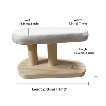 Multi-functional thickened solid wood ironing stool special ironing clothes small ironing table ironing tool household ironing board DE-LIANG