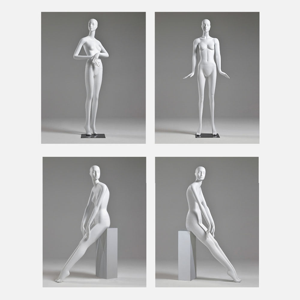 DE-LIANG High-end Glossy Display Female Full Body Mannequin,Clothing Store Model Props Women Full-body model DE-LIANG