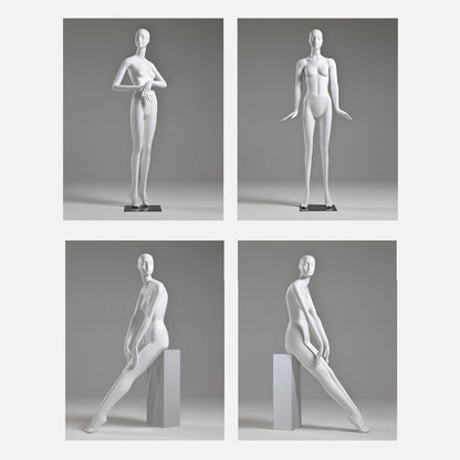 DE-LIANG High-end Glossy Display Female Full Body Mannequin,Clothing Store Model Props Women Full-body model DE-LIANG