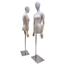 Load image into Gallery viewer, 2023 New Luxury Style LInen Mannequin,Female/Male Full Body/Half Body Mannequin,Wedding Dress Display,Mannequin for Clothes Show,Shop Display
