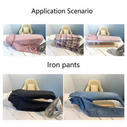 Multi-functional thickened solid wood ironing stool special ironing clothes small ironing table ironing tool household ironing board DE-LIANG