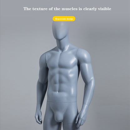 Full Body Male Female Running Sport Mannequin, High Quality Half Body Women Men Mannequin With Base Clothes Display Sports Model Stand DE-LIANG