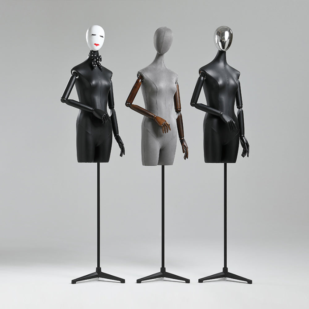 Half Body Male Mannequin for Suit Display,Men Torso Dress Form Mannequ –  De-Liang Dress Forms