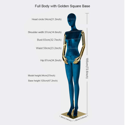 Adjustable Female Display Mannequin for Fashion & Clothes Display