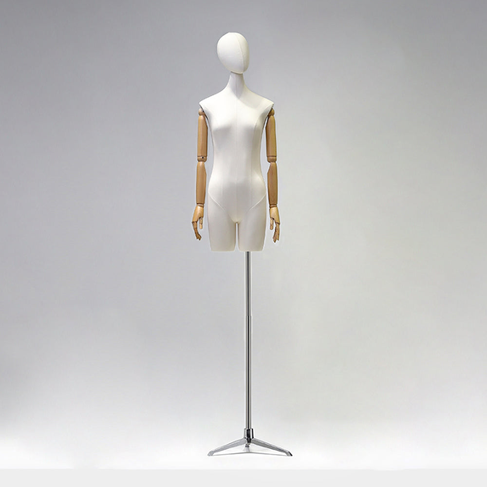 DE-LIANG Fashion Female fabric mannequin,half body model with