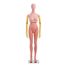 Load image into Gallery viewer, DE-LIANG Half Body Female Mannequin, Full Body Men Dress Form Dummy with Wooden Arms,Kid Twist Waist Style Model for Window Display
