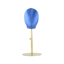 Load image into Gallery viewer, Velvet/Satin Mannequin Head Wig Hat stand,Female  Maniqui,Fabric Cloth Headpiece Jewelry Display Props Head Block Foam Dress Form Model
