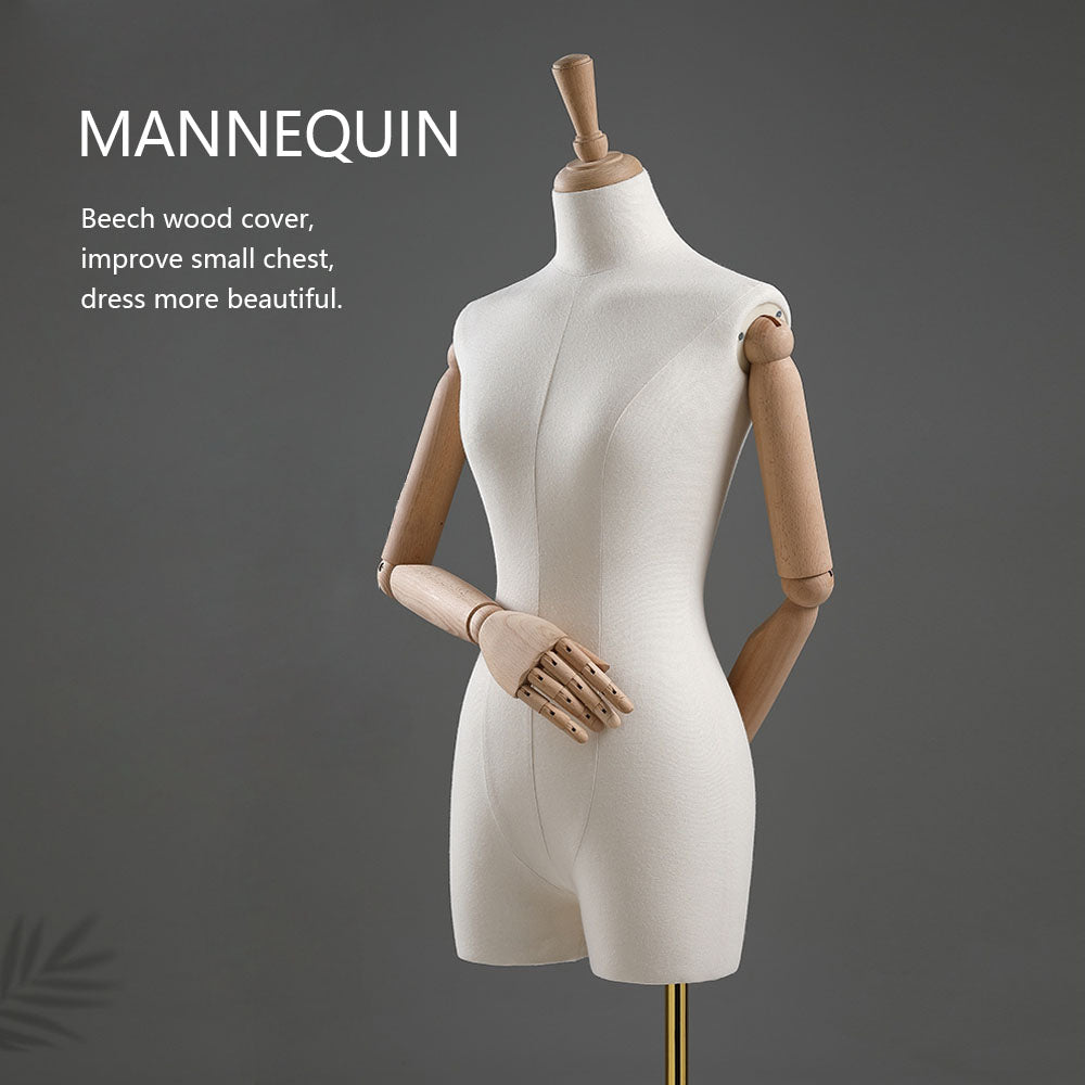 DE-LIANG Female Half Body Mannequin - Adjustable Torso Display DE-LIANG Dress Forms DE-LIANG Female Half Body Mannequin - Adjustable Torso Display DE-LIANG Dress Forms