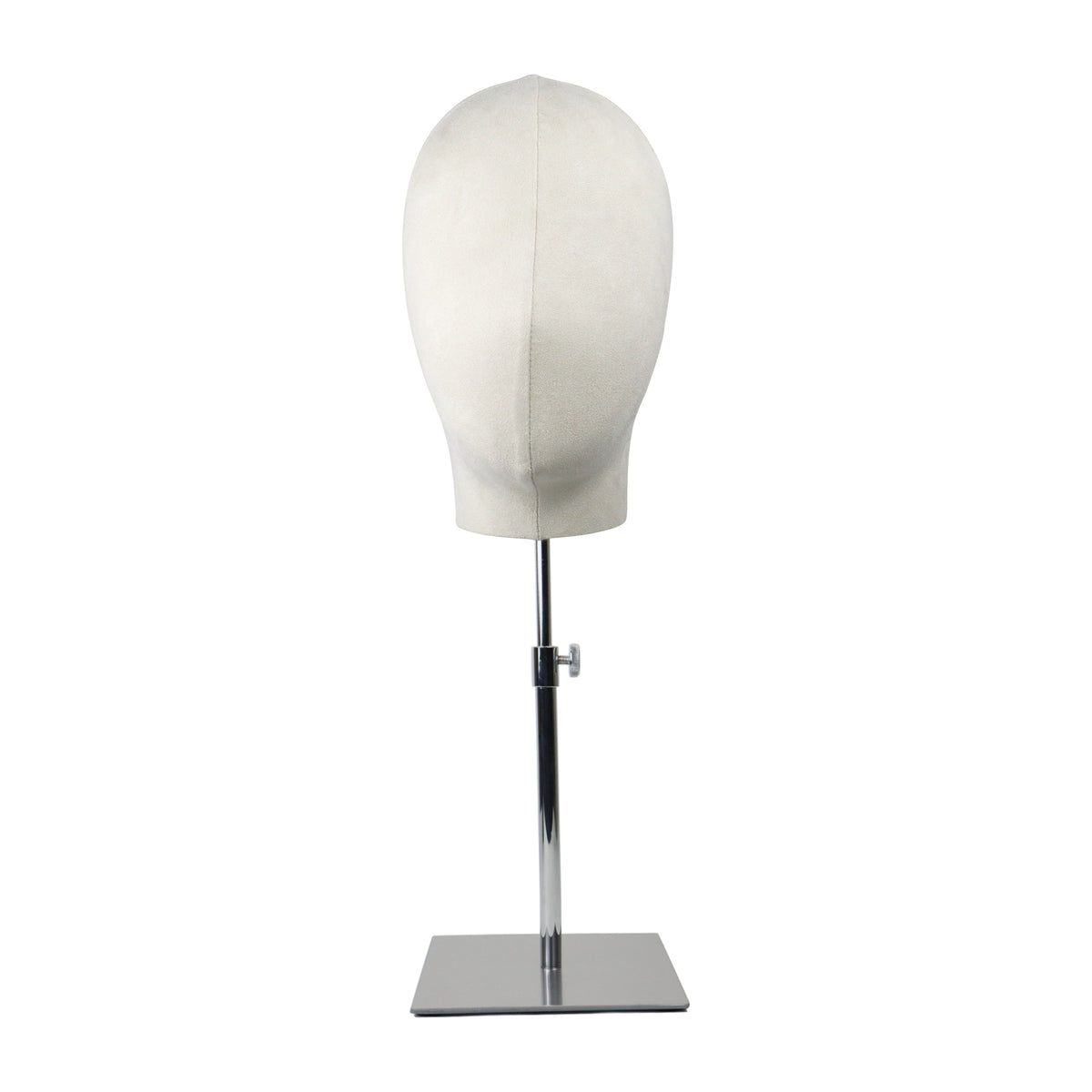Fashion Mannequin Head, Linen Suede Female Mannequin Hat block ,Metal Hat Holder, High-grade Rack Accessories for Hair Boutique DE-LIANG