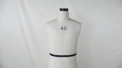 DE-LIANG Male Half Scale Full Body Dress Form,Mini 1/2 Scale Full Size Tailor Mannequin for Pattern Draping,82.5 cm Dressmaker Dummy Model