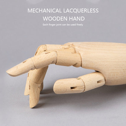 Solid Wood Hand Mannequin,Left and Right Hand Model Prop,Wooden Fake Hand for Glove and Jewelry Window Display Rack DeLiangDressForms