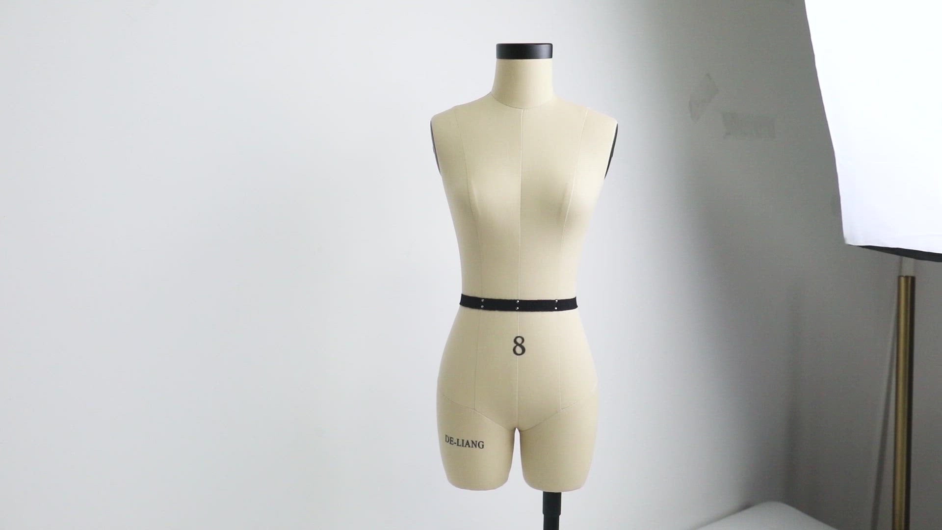 lavandeform Half Scale Dress Form Pro Size 8 Detailed Mini Version of  Mannequin（Not Adult Full Size Fully Pinable Dressmaker Dummy.1/2 Female