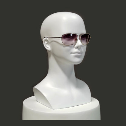 White Luxury Head Mannequin for Hat Wig Display,Sunglass Scarves Holder Female headpiece jewelry head block dress form model DE-LIANG