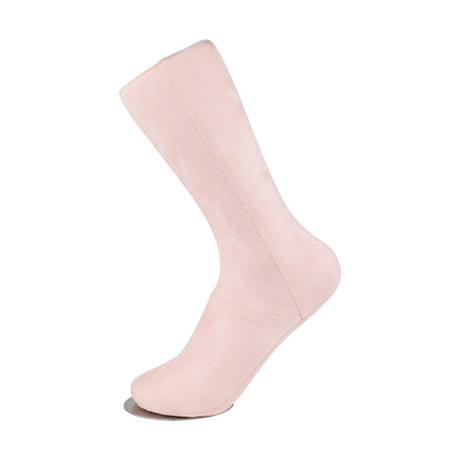 Velvet Foot Mannequin, Pink Suede Dress Form Display Shoes,Sock Display Fake Foot Prop,High-grade and Natural Feet Torso Model,Shoe Form DE-LIANG