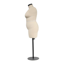 Load image into Gallery viewer, DE-LIANG Half scale dress form, DL268 plus size 16 woman mannequin, dressmaker dummy, tailor female mannequin, 16 scale miniature  NOT ADULT size.
