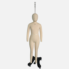 Load image into Gallery viewer, Children Full Body Mannequin, Boy 8 Years Old Kid Tailor Model for Design Sewing,Child Dress Form with Hanger Base
