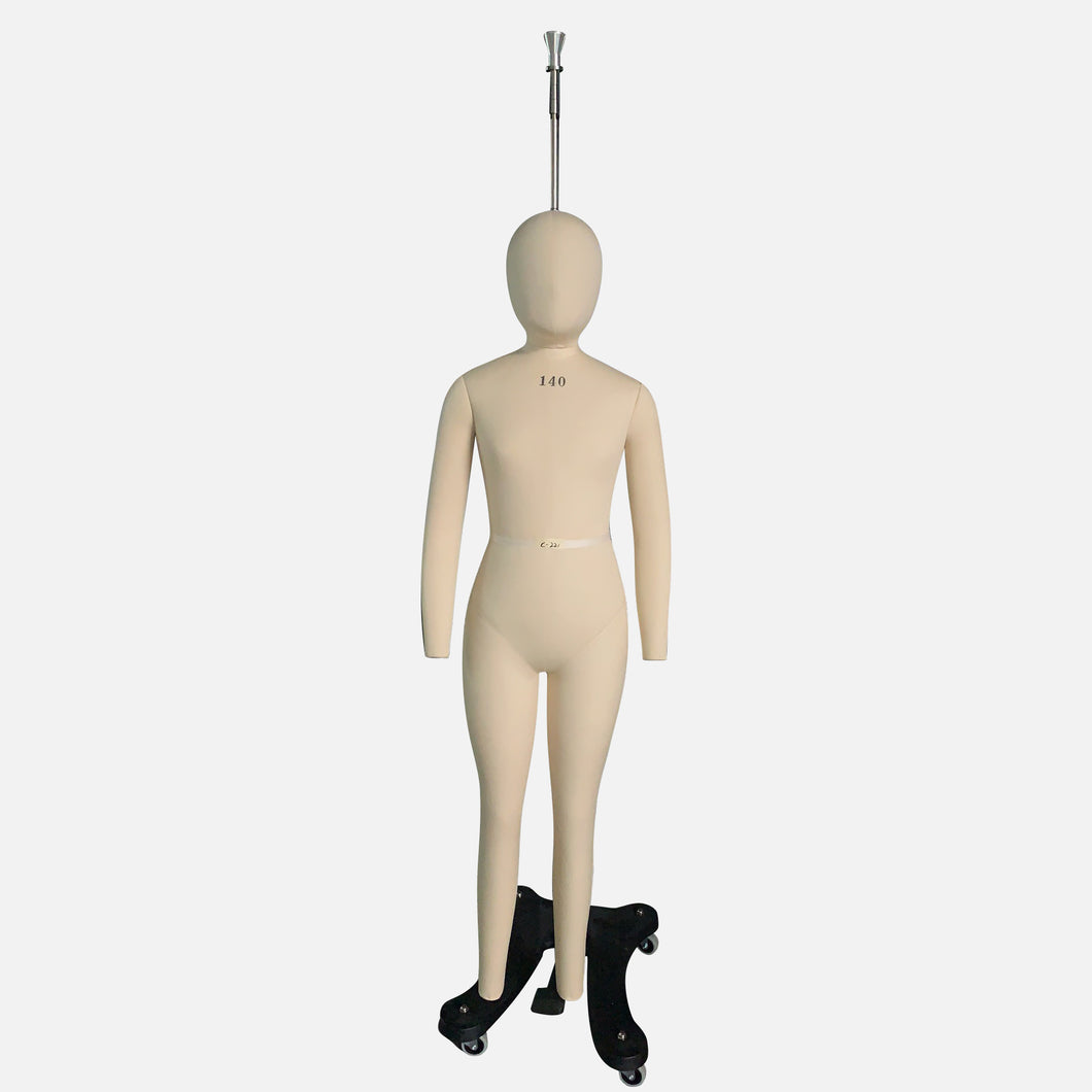 Children Full Body Mannequin, Boy 8 Years Old Kid Tailor Model for Design Sewing,Child Dress Form with Hanger Base