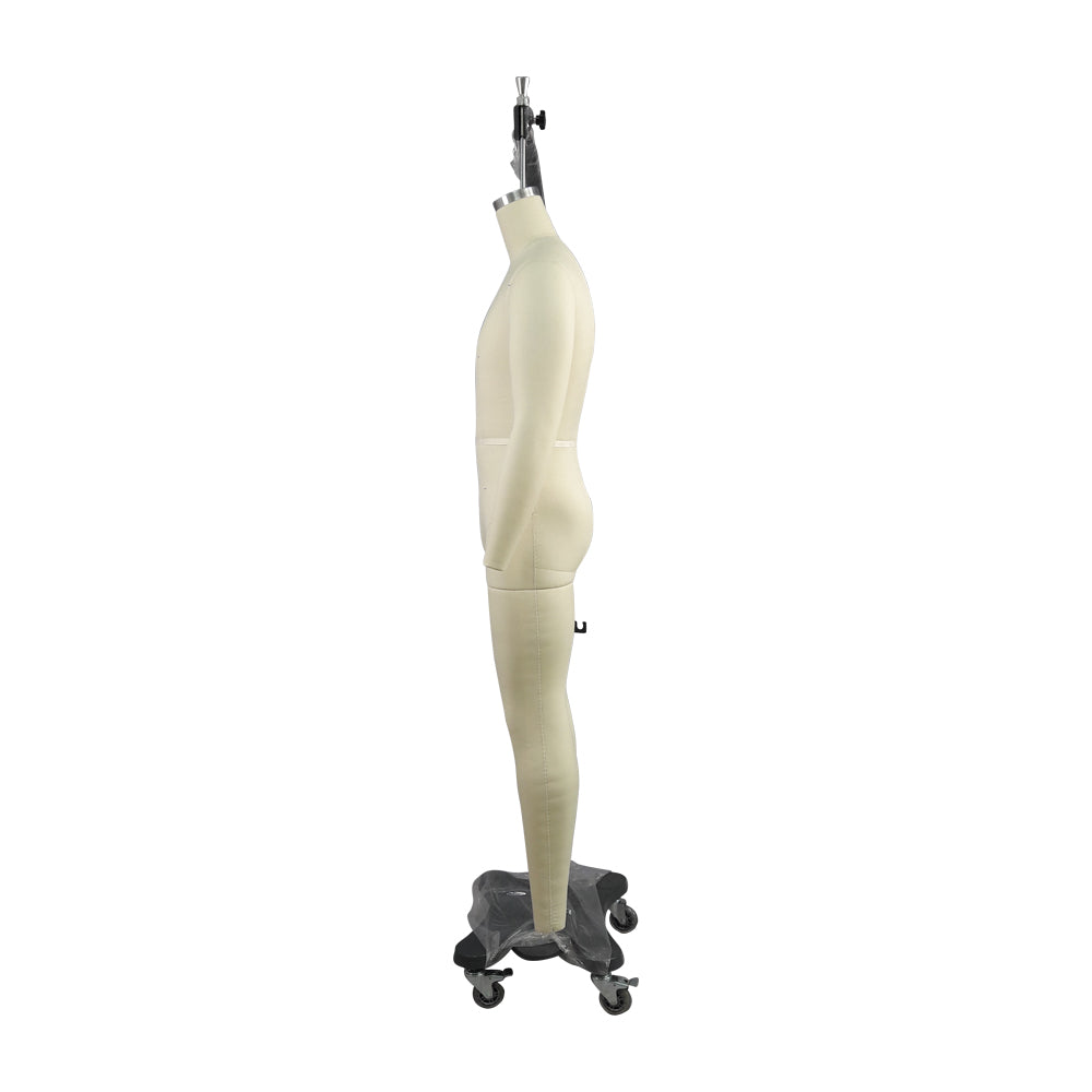 DL904 40 Size Full Body Male Tailor Dress Form Professional Standard Dressmaker Dummy for Sewing, Pattern Draping Mannequin