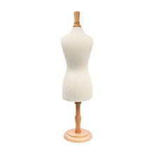 Load image into Gallery viewer, DE-LIANG Clearance Sales half scale mini dress form mannequin for sewing, clothing female torso mannequin, dressmaker dummy fully pin foam pattern
