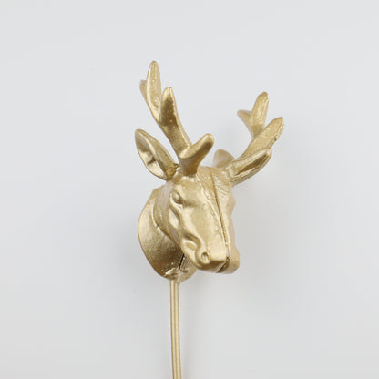 Creative Modern Deer Hooks,Golden Animal Decorative Single Hook,Coat Hanger Hooks for Clothing Store Wall  Display,Bag/Bathroom Towel Holder DE-LIANG