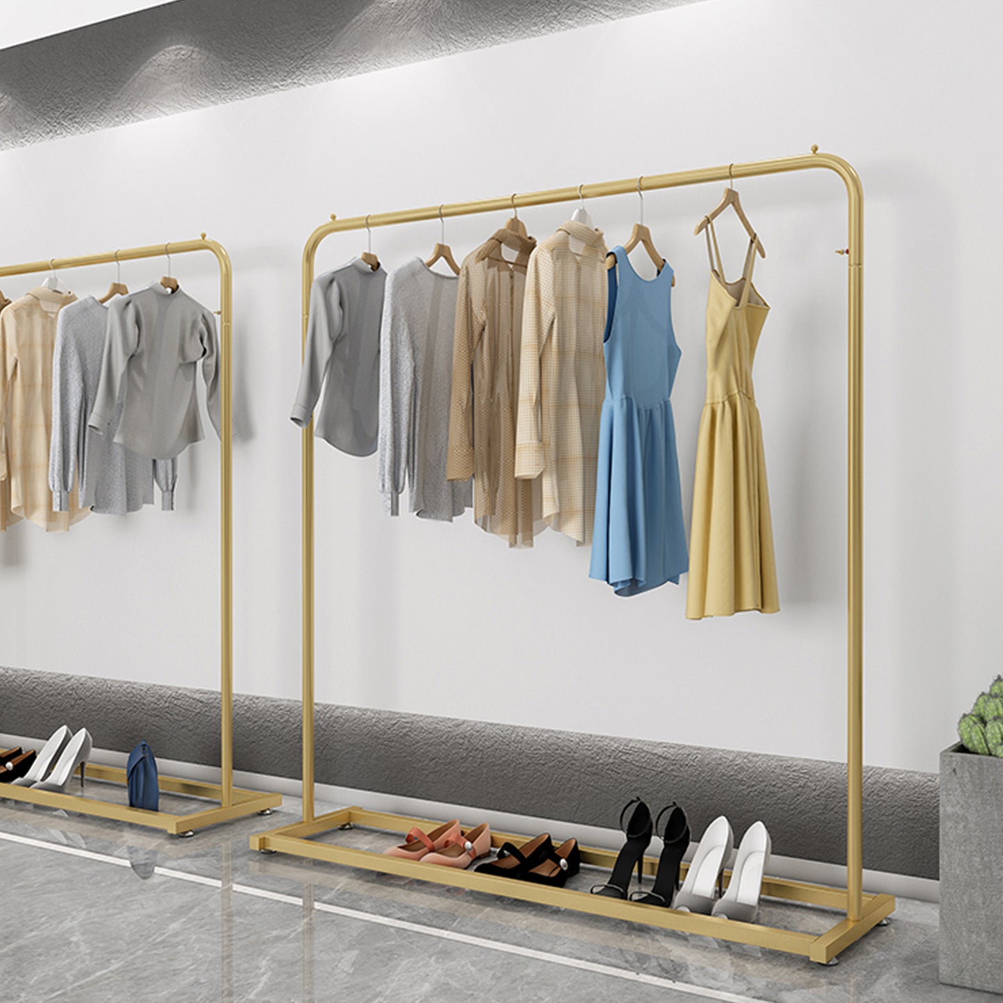 DE-LIANG Fashion High Quality Display Rack for Clothing Store,Home Decoration ,Offices
