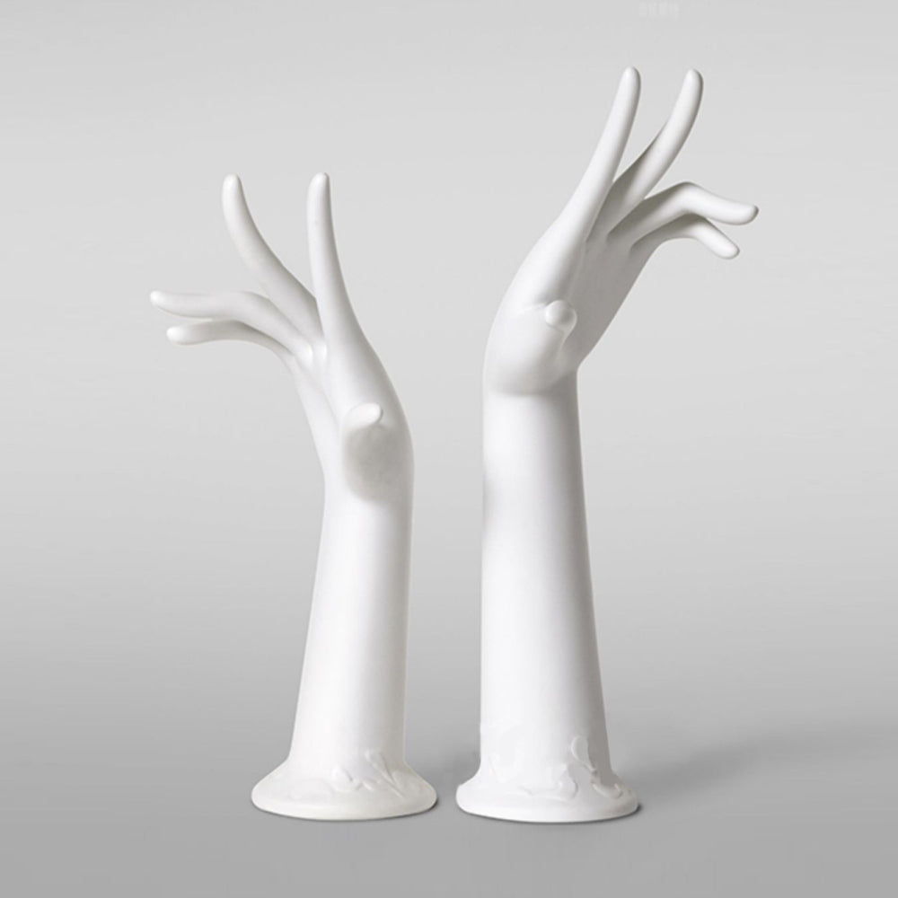 Left and Right Hand Mannequin, Hands for Nails Flexible Fingers Manikin Arms Dummy, Hand Props Artist Model Hand Display Mannequin （1pcs only not 1 pair)