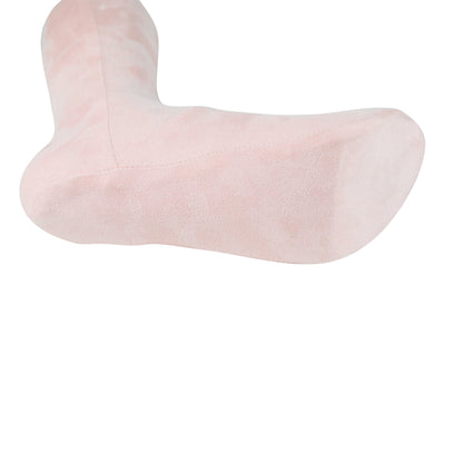 Velvet Foot Mannequin, Pink Suede Dress Form Display Shoes,Sock Display Fake Foot Prop,High-grade and Natural Feet Torso Model,Shoe Form DE-LIANG