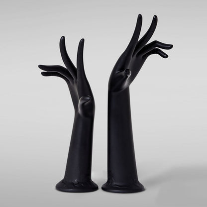 Left and Right Hand Mannequin, Hands for Nails Flexible Fingers Manikin Arms Dummy, Hand Props Artist Model Hand Display Mannequin （1pcs only not 1 pair) DE-LIANG