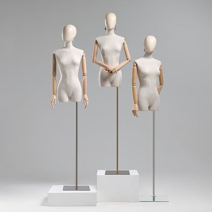 a couple of mannequins that are on display