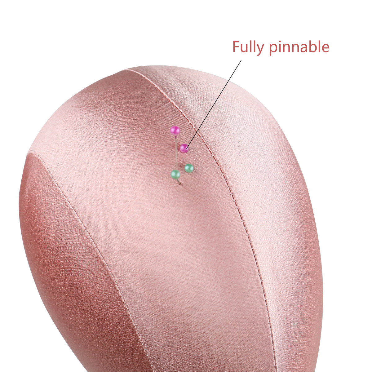 Velvet/Satin Mannequin Head Wig Hat stand,Female  Maniqui,Fabric Cloth Headpiece Jewelry Display Props Head Block Foam Dress Form Model DE-LIANG