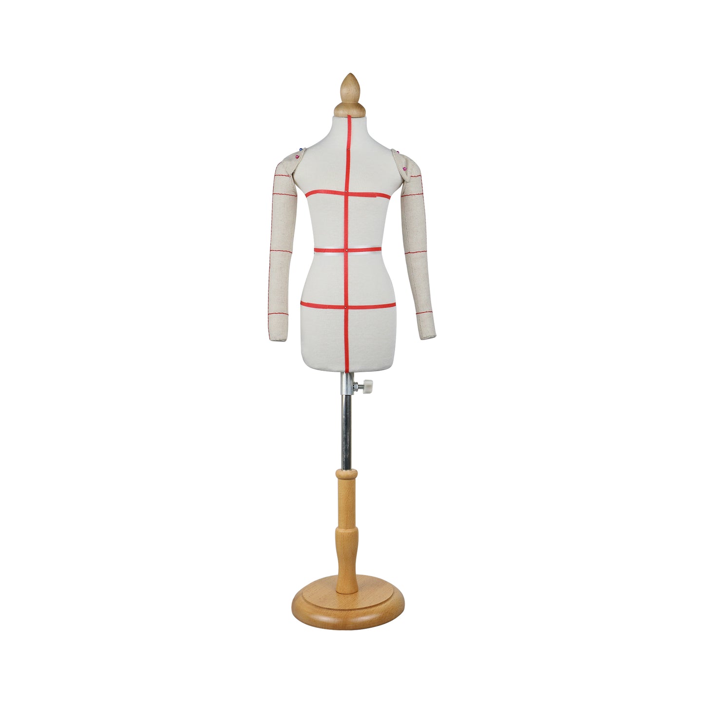 DE-LIANG Female Fully Pinnable Tailor Soft Arms, 1:3 Mini Arm Not Human Size,Dress Form Dummy's Cotton Sewing Arms,Arms for Pattern Scale Arms 20 cm