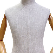 Load image into Gallery viewer, 2023 New Style Female|Male Bamboo Linen Mannequin Torso,Luxury High End Fabric Mannequin Model for Window Display Clothes Display,Full/Half Body Mannequin Torso
