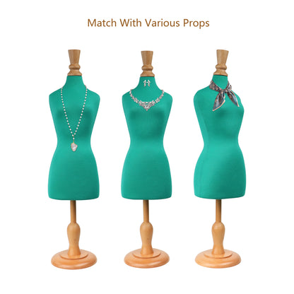 DL802 Dress form,Mini Display mannequin,table window jewelry display props,fully pinnable foam dressmaker dummy DE-LIANG