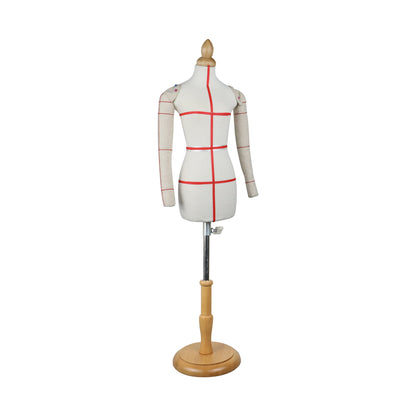 DE-LIANG Female Fully Pinnable Tailor Soft Arms, 1:3 Mini Arm Not Human Size,Dress Form Dummy's Cotton Sewing Arms,Arms for Pattern Scale Arms 20 cm DE-LIANG