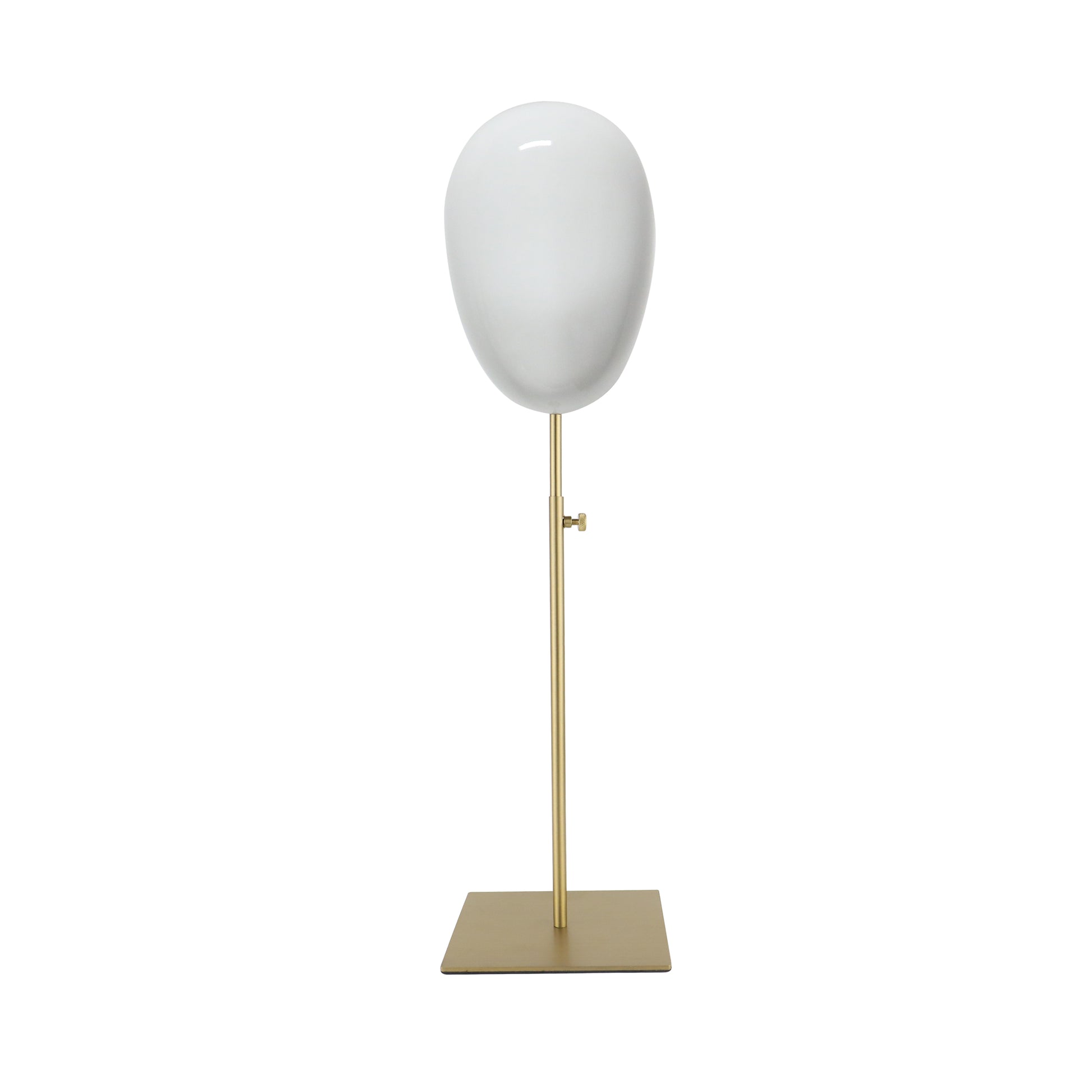 head mannequin, head model hat earphone, headband headpiece display stand, jewelry rack with luxury golden titanium DE-LIANG